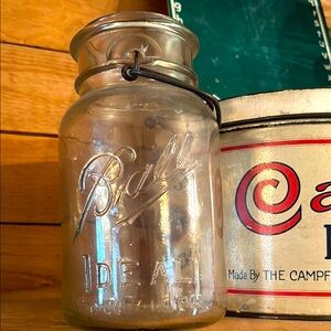 Jar Ball Ideal Pat'd July 14 1908 no lid